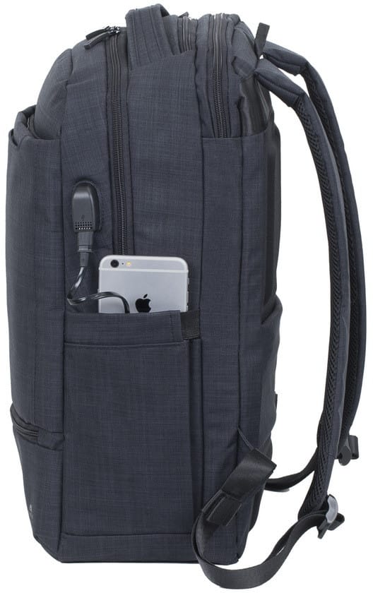 Sac à dos Rivacase Biscayne 8365 Noir pour ordinateurs portables 17.3" (8365 Black)