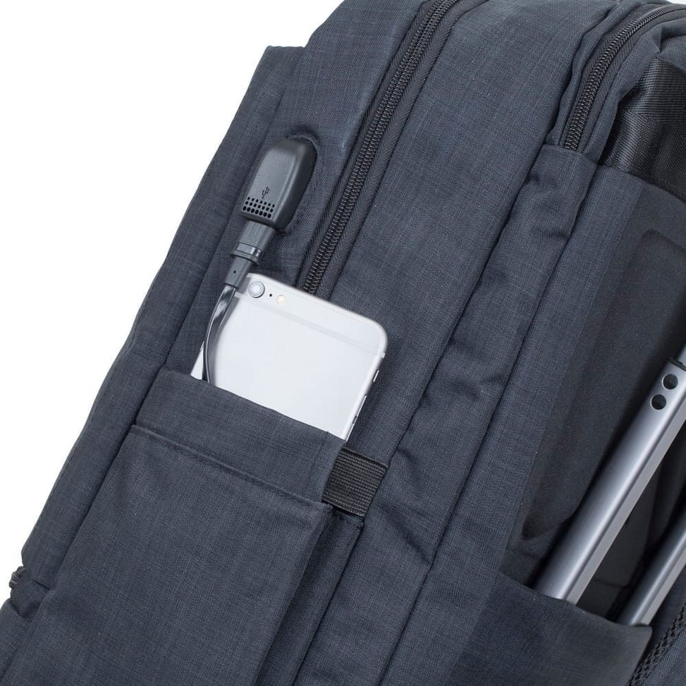 Sac à dos Rivacase Biscayne 8365 Noir pour ordinateurs portables 17.3" (8365 Black)