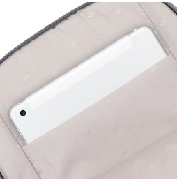 Sac à dos Rivacase Anvik 7962 gris clair pour ordinateurs portables 15.6" (7962 light grey)