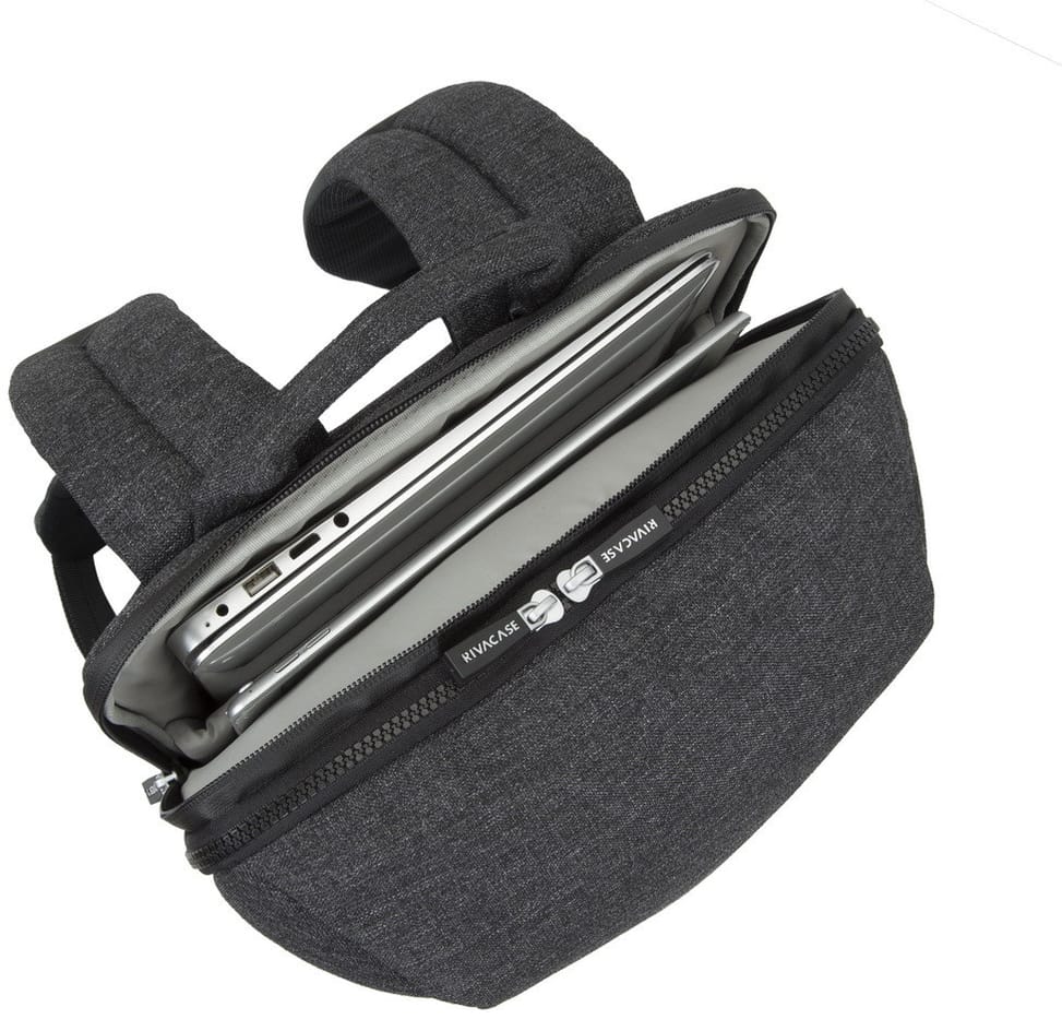 Sac à dos Rivacase 8861 Noir mélange pour ordinateurs portables 15,6" (8861 black)