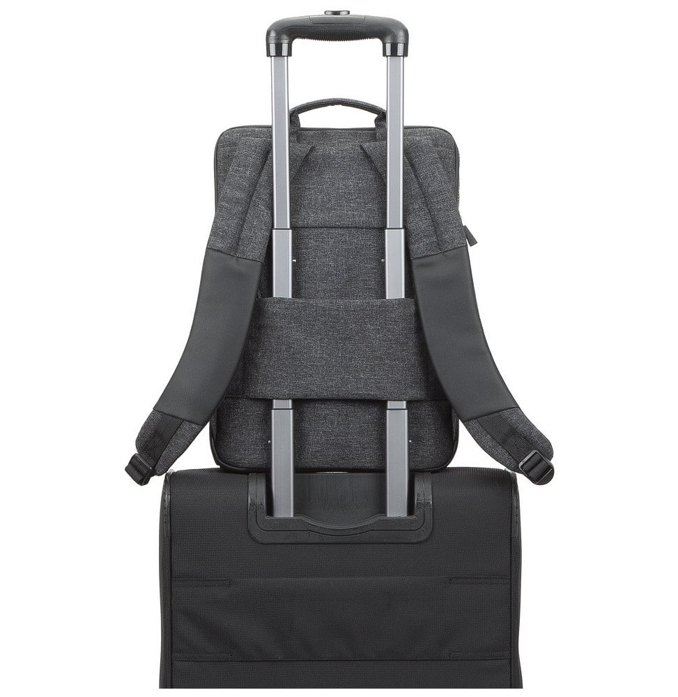 حقيبة ظهر Rivacase 8861 سوداء مُبرقشة للحواسيب المحمولة 15.6" (8861 black) — صورة 8