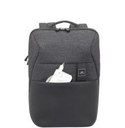 Sac à dos Rivacase 8861 Noir mélange pour ordinateurs portables 15,6" (8861 black)