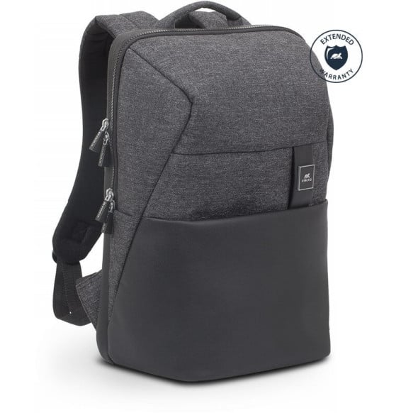حقيبة ظهر Rivacase 8861 سوداء مُبرقشة للحواسيب المحمولة 15.6" (8861 black)