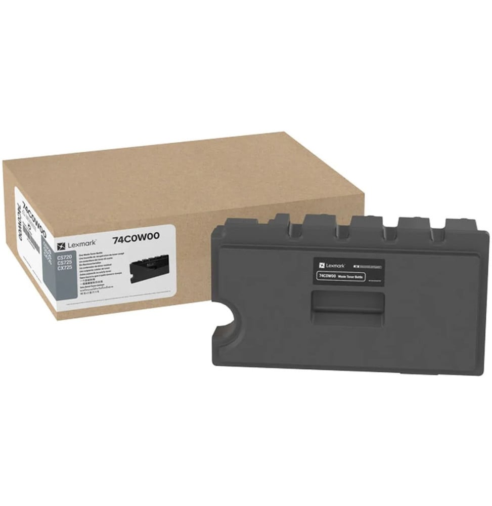 Lexmark (74C0W00) Bouteille de récupération du toner usagé (74C0W00) Lexmark (74C0W00) Bouteille de récupération du toner usagé (74C0W00)