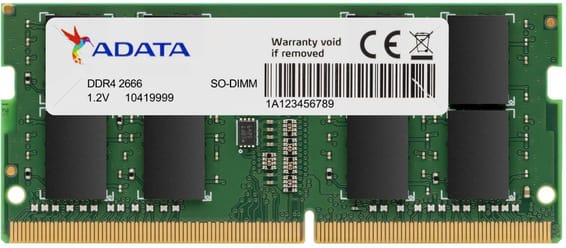 Barrette mémoire ADATA DDR4-2666 SO-DIMM 4GB - PC Portable (AD4S26664G19)