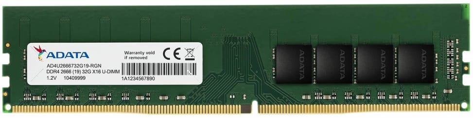ADATA U-DIMM 16GB DDR4-2666 MHz Memory Module - Desktop PC (AD4U266616G19) — image 2