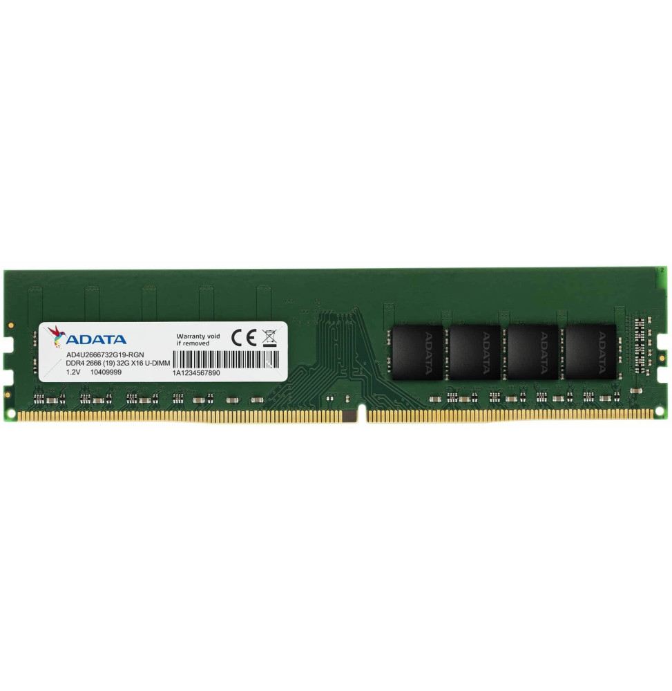 Barrette mémoire ADATA U-DIMM 16GB DDR4-2666 MHz - PC bureau