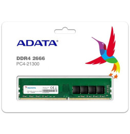 Barrette mémoire ADATA DDR4-2666 U-DIMM 16GB - 512MX8 - PC bureau (AD4U266616G19)