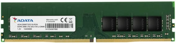 Barrette mémoire ADATA DDR4-2666 U-DIMM 8GB - PC bureau (AD4U266688G19)