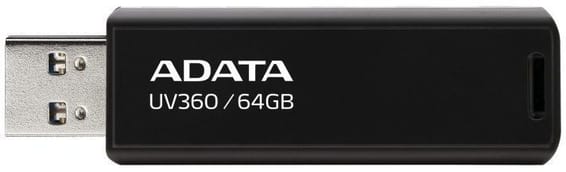 Lecteur Flash USB ADATA UV360 - 3.2 Gen 1 - Noir Mat