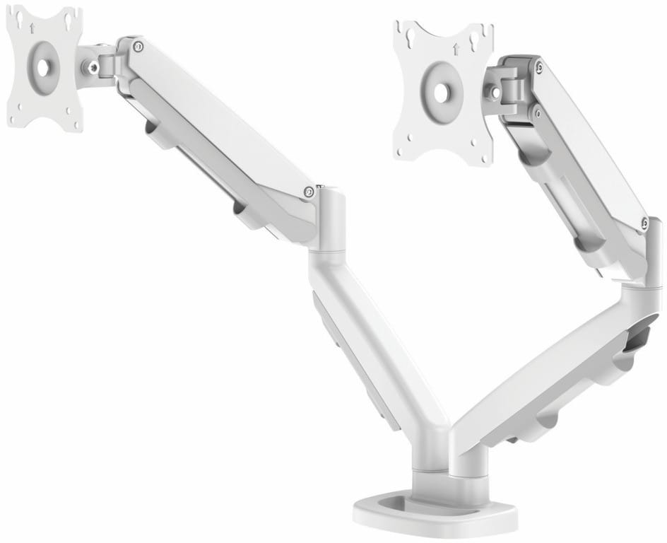 Bras porte-écrans double Fellowes Eppa™ Blanc