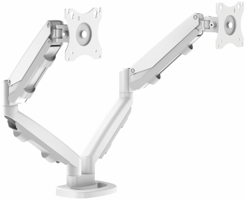 Bras porte-écrans double Fellowes Eppa™ Blanc