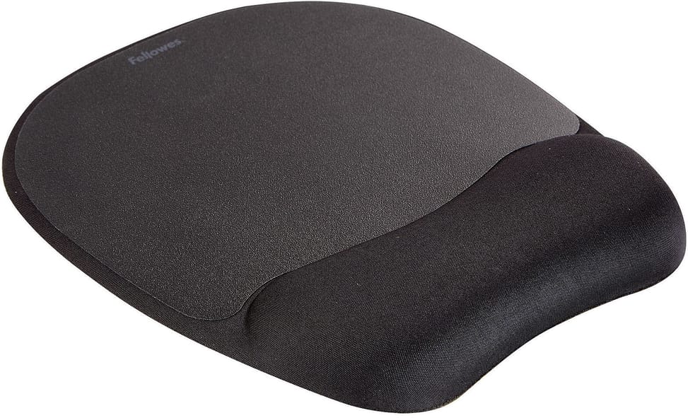 Tapis de souris - repose-poignet Ergo Mouss Noir  (9176501)