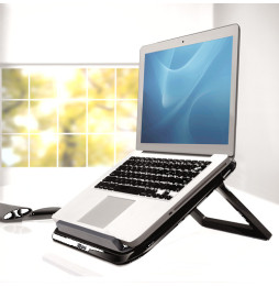 Support Fellowes QuickLift™ pour ordinateur portable I-Spire Series™ - Noir (8212001)