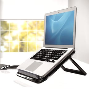 Support Fellowes QuickLift™ pour ordinateur portable I-Spire Series™ - Noir (8212001) — image 5