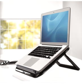 Support Fellowes QuickLift™ pour ordinateur portable I-Spire Series™ - Noir (8212001)