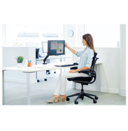 Bras porte-écran simple Fellowes Platinum Series - Noir (F8043301)