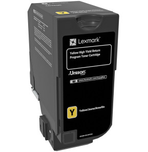 Lexmark CS/CX725 jaune - Cartouche de toner d'origine (74C5HY0)