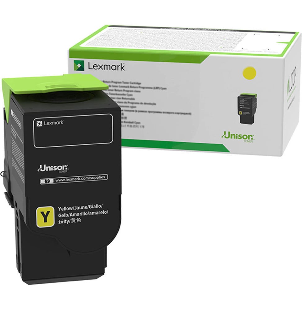 Lexmark CS/CX421, 52x, 62x Jaune - Cartouche de toner d'origine (78C5XY0) Lexmark CS/CX421, 52x, 62x Jaune - Cartouche de toner d'origine (78C5XY0)