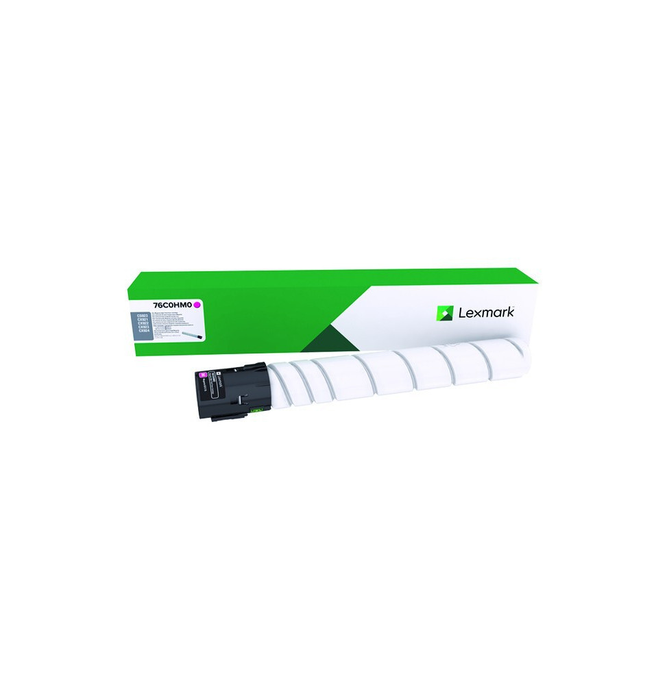 Lexmark CS/CX923,CX921,922,924 magenta - Cartouche de poudre d'encre d'origine (76C0HM0) Lexmark CS/CX923,CX921,922,924 magenta - Cartouche de poudre d'encre d'origine (76C0HM0)