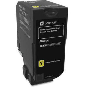 Lexmark CS720, CS/CX725 Jaune - Cartouche de toner d'origine (74C5SY0)
