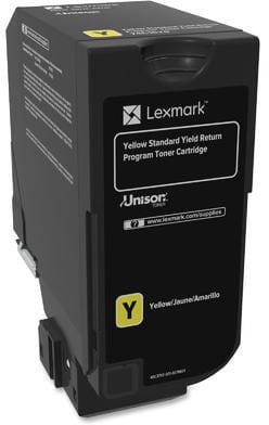 Lexmark CS720, CS/CX725 Jaune - Cartouche de toner d'origine (74C5SY0)