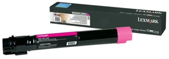 Lexmark X950/952/954 Magenta - Cartouche de toner d'origine (X950X2MG)