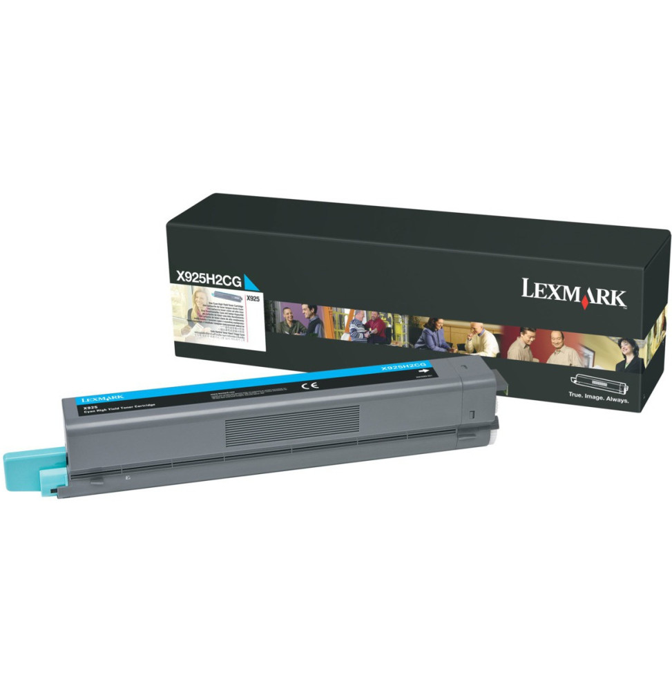 Lexmark X925 Cyan - Cartouche de toner d'origine (X925H2CG)