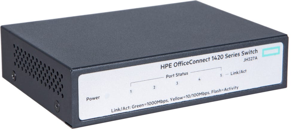 Commutateur Ethernet non géré à port fixe HPE OfficeConnect 1420 5G (JH327A)
