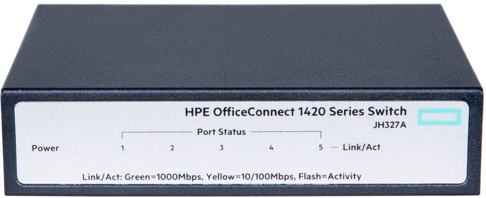 Commutateur Ethernet non géré à port fixe HPE OfficeConnect 1420 5G (JH327A)