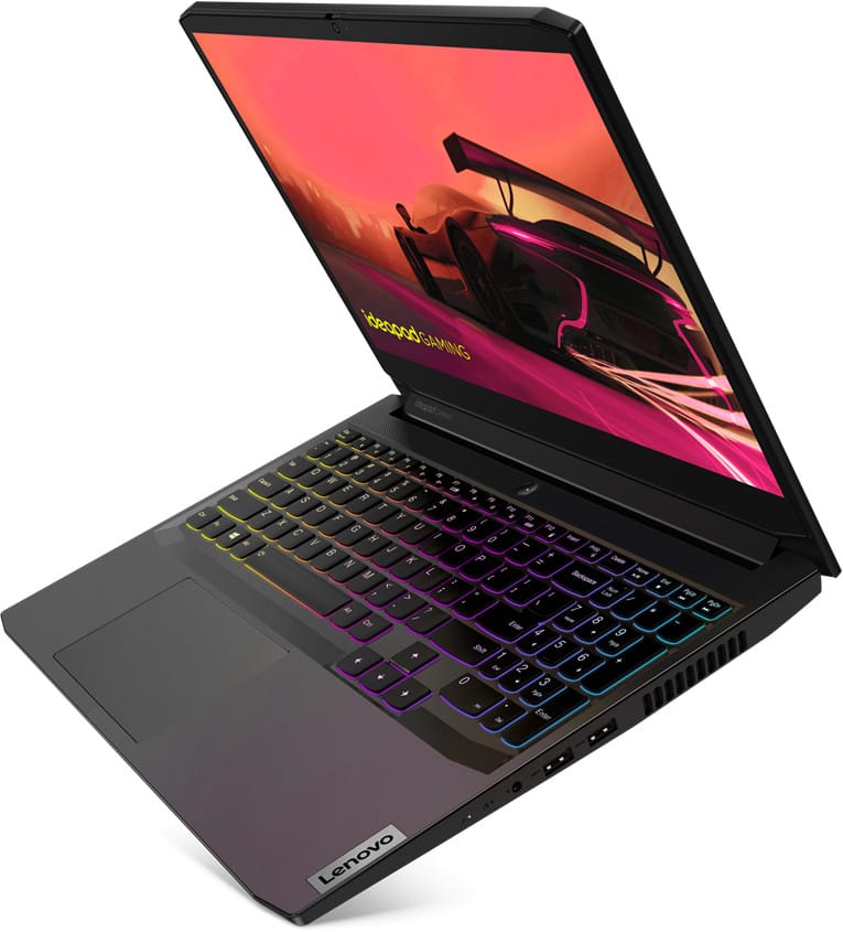 LENOVO Gaming 3 15ACH6 AMD Ryzen 7 5800H 15,6" 16Go 512Go SSD Win 11 Home SHADOW BLACK 12M (82K200KKFE)