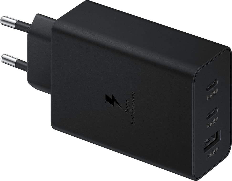 شاحن Samsung Trio 65 W (EP-T6530NBEGWW) — صورة 1