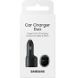 Double chargeur Samsung 40 W pour voiture (EP-L4020NBEGMA)