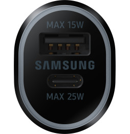 Double chargeur Samsung 40 W pour voiture (EP-L4020NBEGMA)