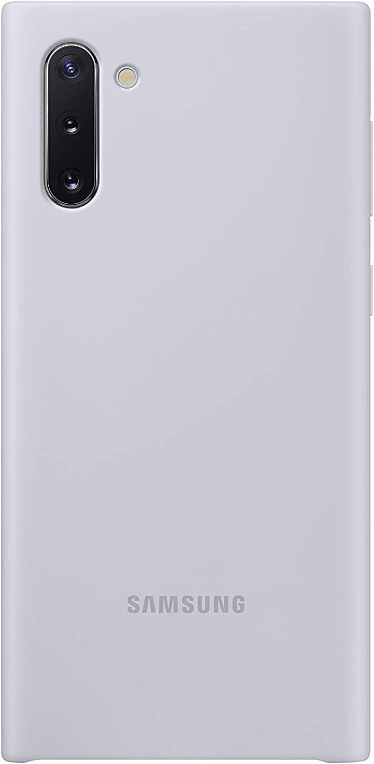 Samsung Coque Silicone Silver Galaxy Note 10 Argenté (EF-PN970TSEGWW)