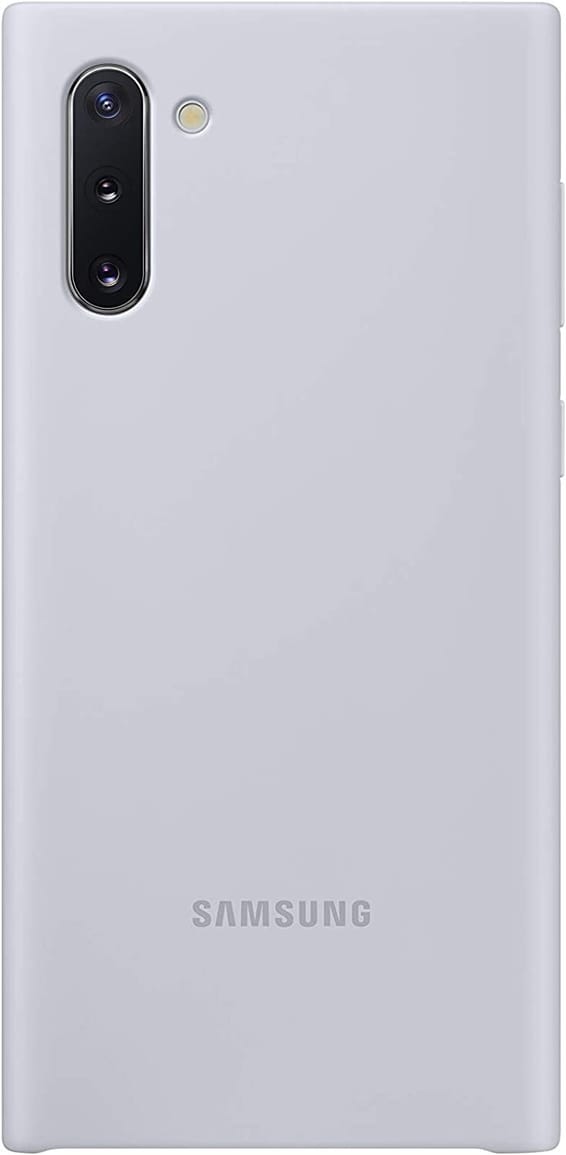Samsung Coque Silicone Silver Galaxy Note 10 Argenté (EF-PN970TSEGWW)