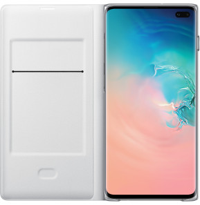 Samsung Galaxy S10+ LED View Cover BLANC (EF-NG975PWEGWW)