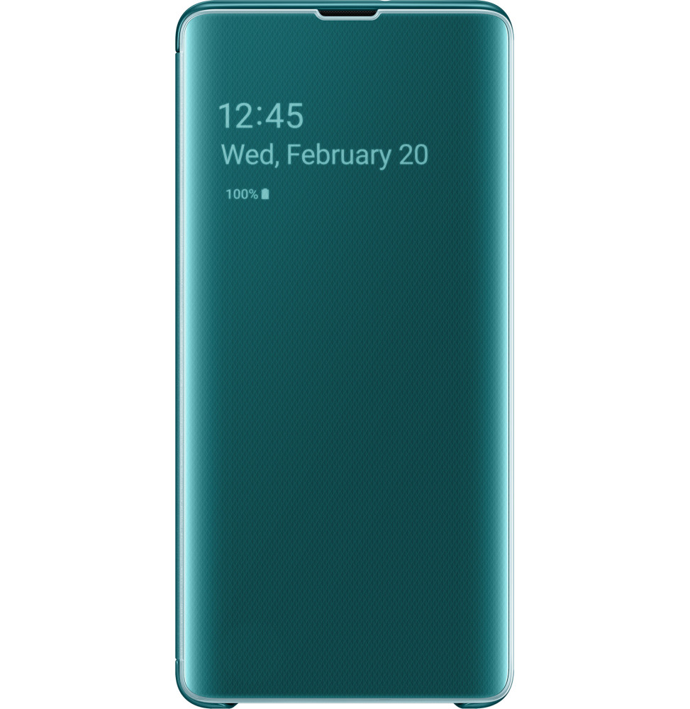 Samsung Galaxy S10+ Clear View Cover Pakistan Green (EF-ZG975CGEGWW)