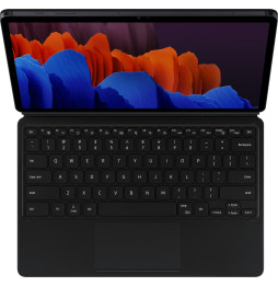Clavier Samsung Book Cover Keyboard pour Galaxy Tab S7+  (EF-DT970BBFGBE)