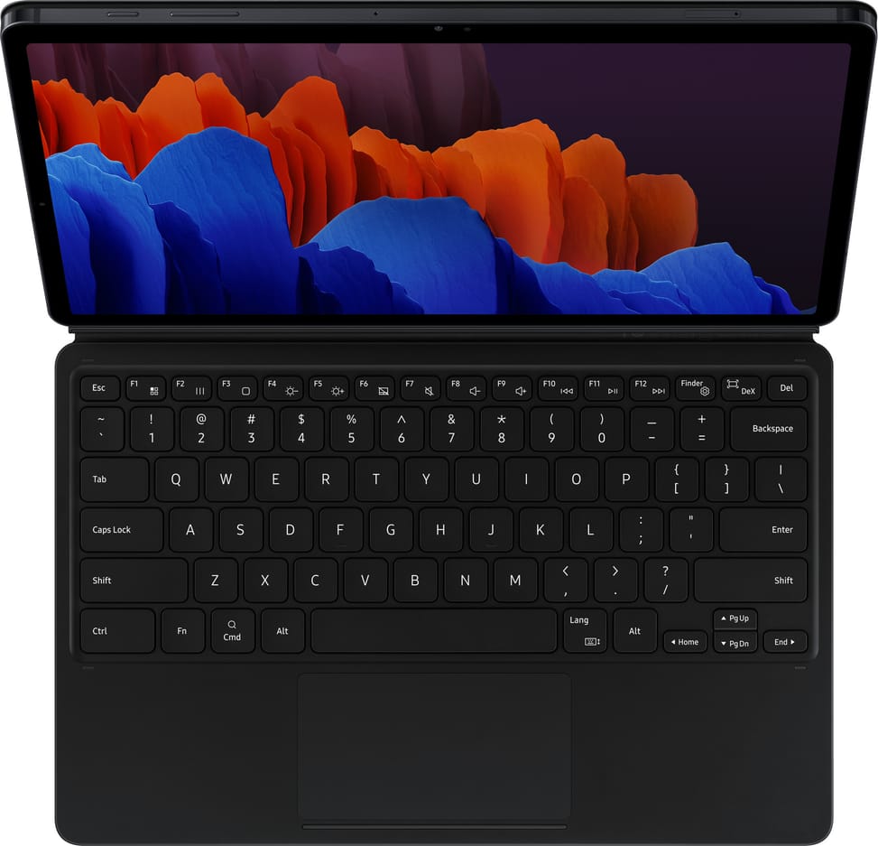 Clavier Samsung Book Cover Keyboard pour Galaxy Tab S7+ (EF-DT970BBFGBE)