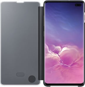 Samsung Galaxy S10+ Clear View Cover noir (EF-ZG975CBEGWW)