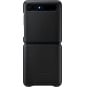 Étui Samsung en cuir Galaxy Z Flip noir (EF-VF700LBEGWW)