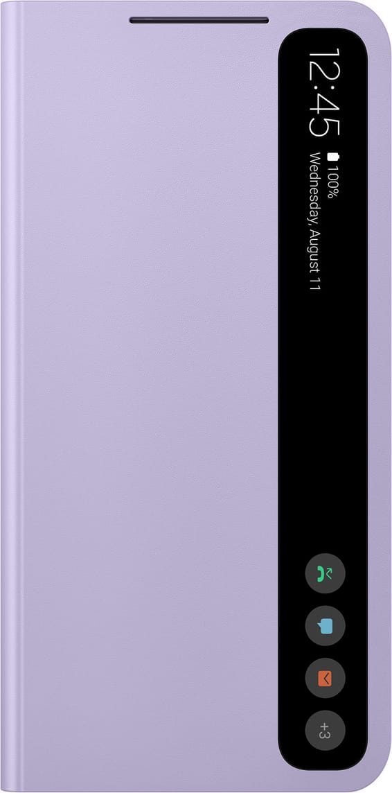 Samsung Galaxy S21 FE 5G Smart Clear View Cover Lavender (EF-ZG990CVEGWW)