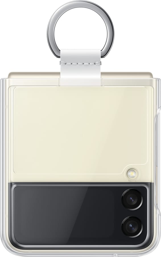 Coque Samsung transparente avec anneau pour Galaxy ZFlip3 (EF-QF711CTEGWW)