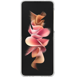 Coque Samsung transparente avec anneau pour Galaxy ZFlip3 (EF-QF711CTEGWW)