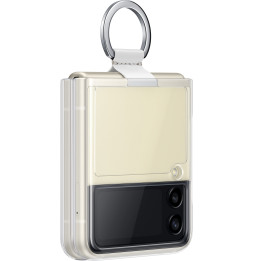 Coque Samsung transparente avec anneau pour Galaxy ZFlip3 (EF-QF711CTEGWW)