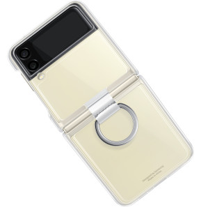 Coque Samsung transparente avec anneau pour Galaxy ZFlip3 (EF-QF711CTEGWW)