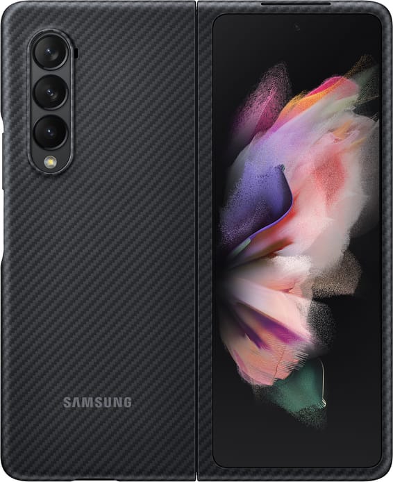 Coque Samsung Aramide pour Galaxy Z Fold3 noir (EF-XF926SBEGWW)
