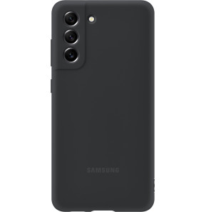 Coque Samsung en silicone Galaxy S21 FE Noir (EF-PG990TBEGWW)