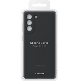 Coque Samsung en silicone Galaxy S21 FE Noir (EF-PG990TBEGWW)